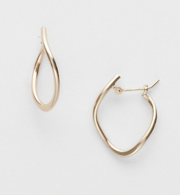agete「K10ピアス」|ピアス|