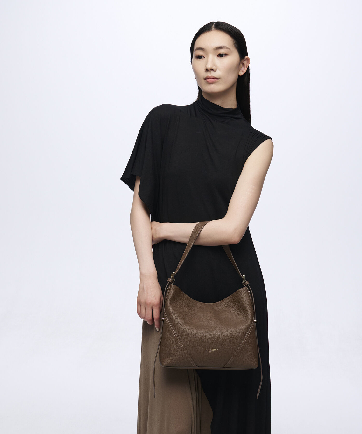 TOPKAPI TREASURE「【TREASURE TOPKAPI】シュリンクレザー ワンハンドル 2WAY ミニ ショルダーバッグ」|ショルダー・メッセンジャー|
