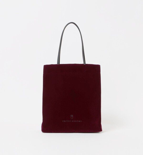 Style for Living「 ベロア ロゴ トートバッグ」|トートバッグ|WINE