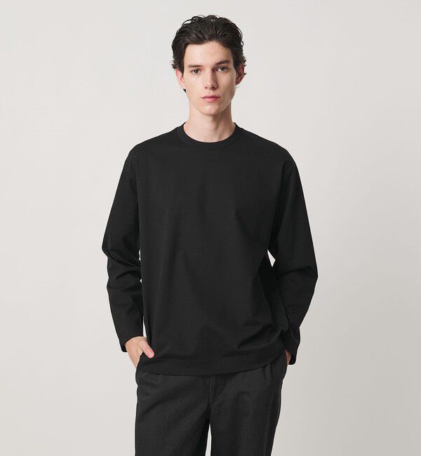 UNITED ARROWS「ポンチ ロングスリーブ Tシャツ デオドラント 抗菌防臭 接触冷感」|Tシャツ・カットソー|