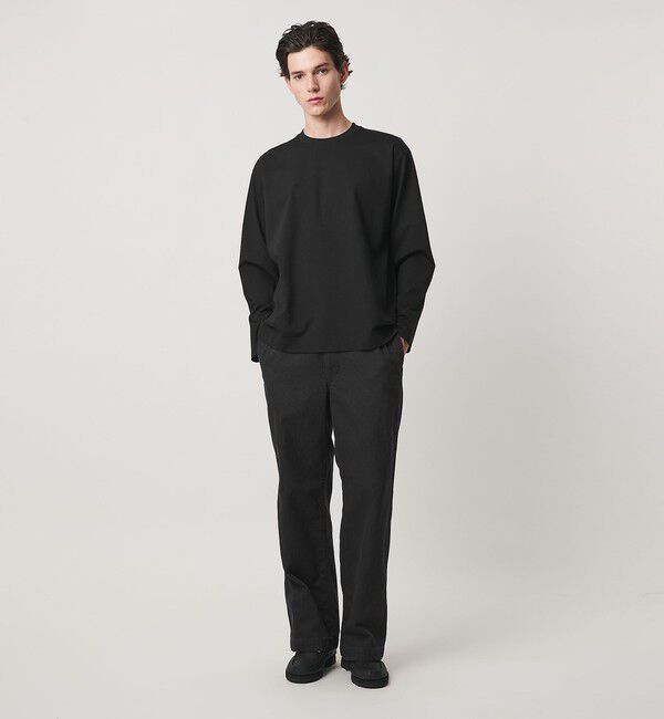 UNITED ARROWS「ポンチ ロングスリーブ Tシャツ デオドラント 抗菌防臭 接触冷感」|Tシャツ・カットソー|