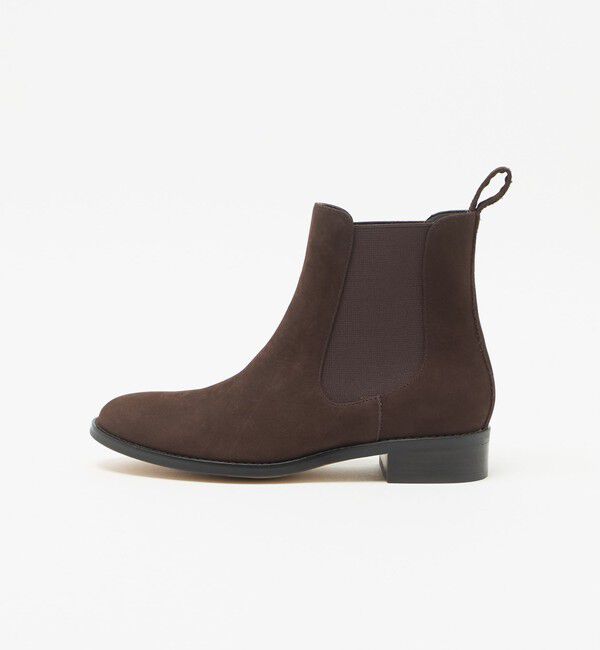 UNITED ARROWS「サイドゴア ブーツ」|ショートブーツ|DK.BROWN