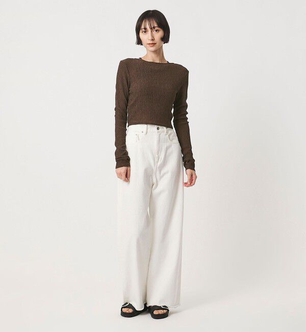 UNITED ARROWS「＜TO UNITED ARROWS＞プリーツ ロングスリーブ カットソー」|Tシャツ・カットソー|