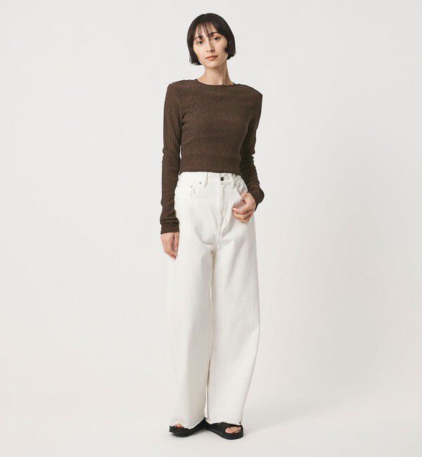 UNITED ARROWS「＜TO UNITED ARROWS＞プリーツ ロングスリーブ カットソー」|Tシャツ・カットソー|