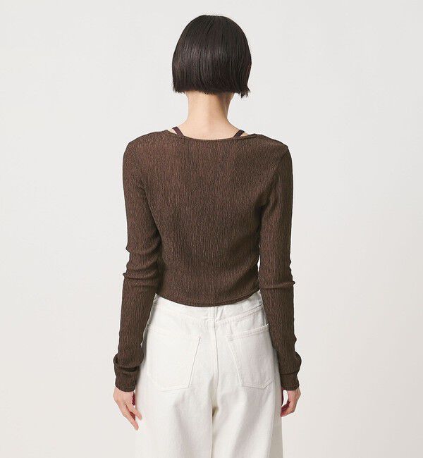 UNITED ARROWS「＜TO UNITED ARROWS＞プリーツ ロングスリーブ カットソー」|Tシャツ・カットソー|