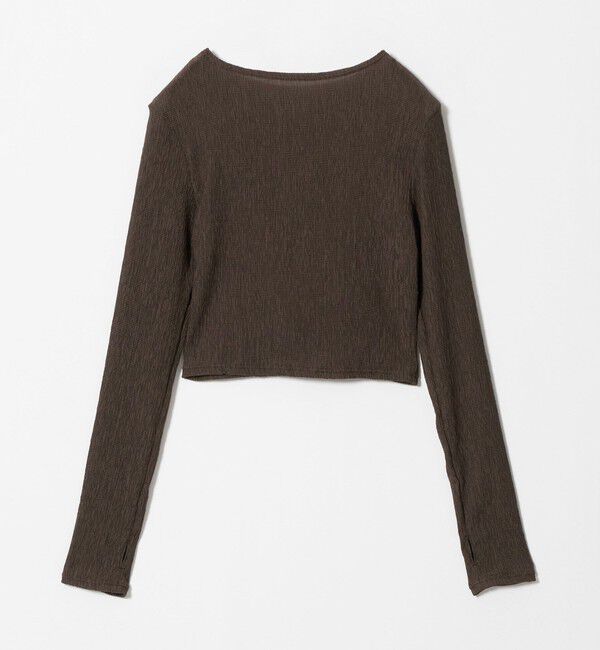 UNITED ARROWS「＜TO UNITED ARROWS＞プリーツ ロングスリーブ カットソー」|Tシャツ・カットソー|