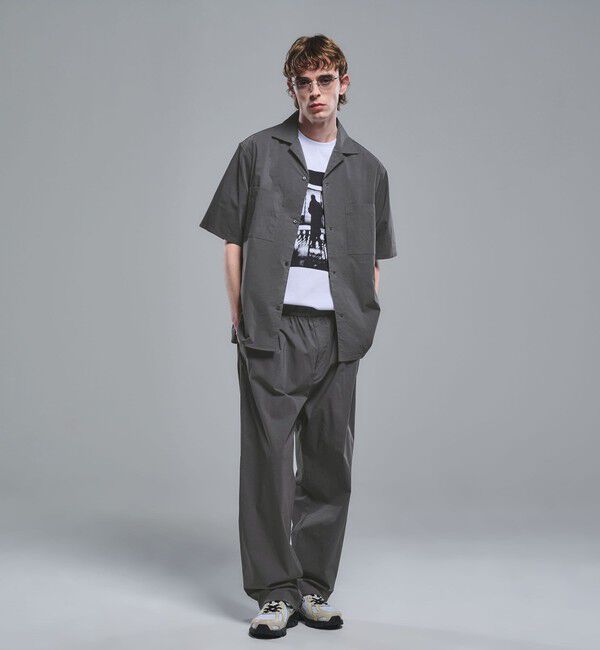 UNITED ARROWS green label relaxing「WONDER CLOTH オープンカラー 3ポケット 半袖シャツ -ストレッチ・接触冷感・吸水速乾-」|シャツ・ブラウス|