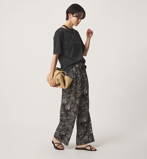 UNITED ARROWS green label relaxing「デコルテスリット Tシャツ 吸水速乾」|Tシャツ・カットソー|