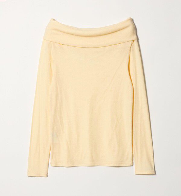 EMMEL REFINES「＜EMMEL REFINES＞EM フライス ルーズフィット オフショルダー カットソー」|Tシャツ・カットソー|