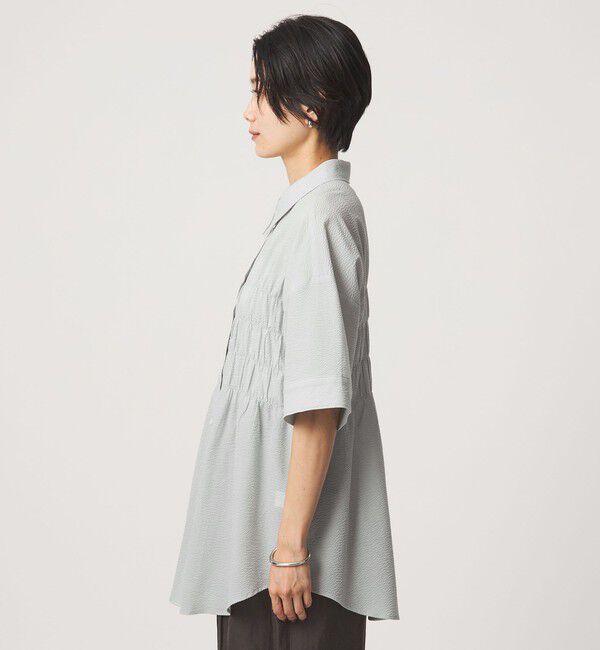 UNITED ARROWS green label relaxing「シャーリング ブラウス」|シャツ・ブラウス|