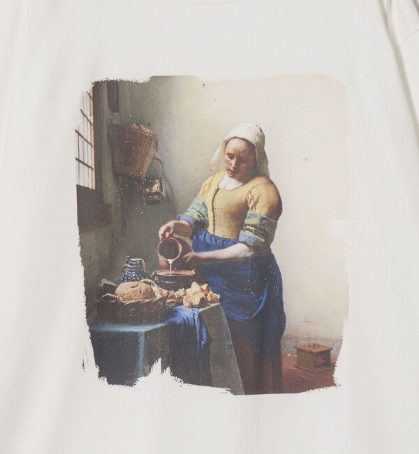 UNITED ARROWS green label relaxing「フェルメール クルーネック プリント 長袖 Tシャツ」|Tシャツ・カットソー|