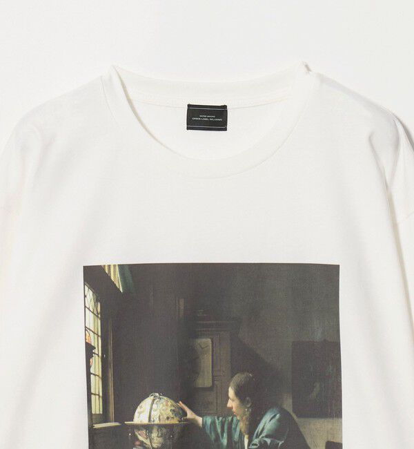UNITED ARROWS green label relaxing「フェルメール クルーネック プリント 長袖 Tシャツ」|Tシャツ・カットソー|