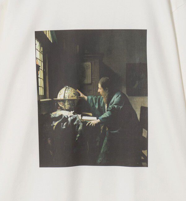 UNITED ARROWS green label relaxing「フェルメール クルーネック プリント 長袖 Tシャツ」|Tシャツ・カットソー|