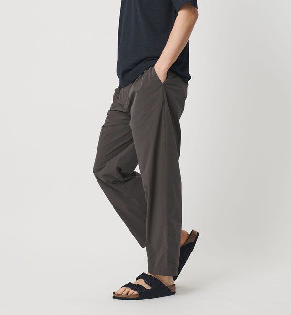 BEAUTY&YOUTH UNITED ARROWS「360&deg;MASTER ICE バルーン イージーパンツ NO.9 セットアップ対応 接触冷感 ストレッチ 撥水 UVカット」|チノ|
