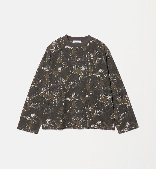 BEAUTY&YOUTH UNITED ARROWS「コットンポリエステル カモフラージュ ロングスリーブTシャツ」|Tシャツ・カットソー|DK.BROWN