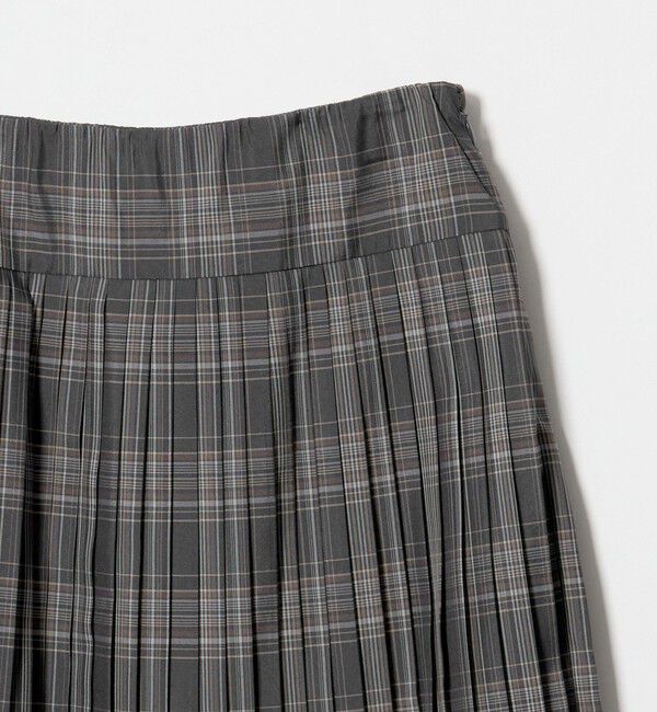 BEAUTY&YOUTH UNITED ARROWS「ソリッド＆チェック プリーツスカート」|スカート|