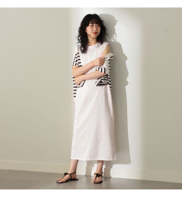 Demi-Luxe BEAMS 「ATON / スビン ノースリーブドレス」|ワンピース|