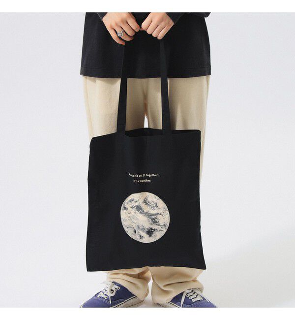 BEAMSBOY「【別注】WHOLE EARTH CATALOG / ロング トート バッグ」|トートバッグ|