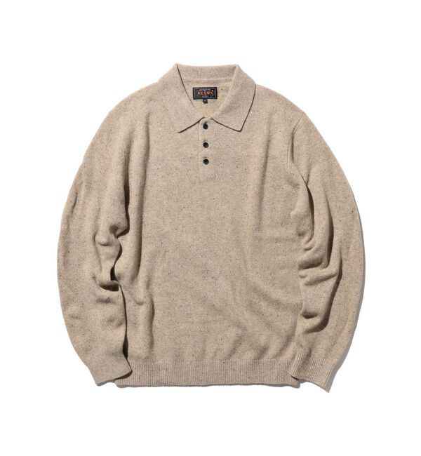 BEAMS PLUS「Knit Polo Nep 9G」|ポロシャツ|