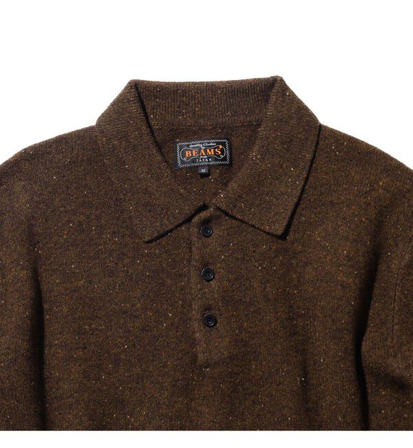 BEAMS PLUS「Knit Polo Nep 9G」|ポロシャツ|