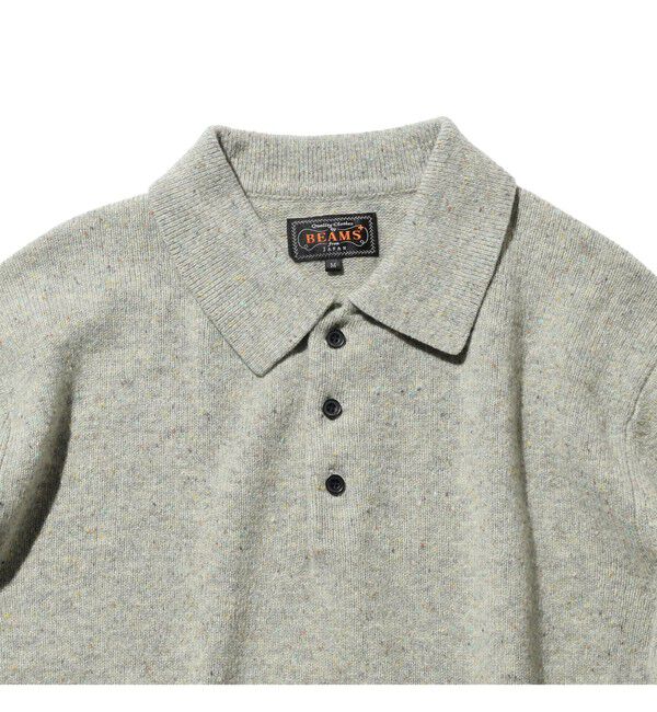BEAMS PLUS「Knit Polo Nep 9G」|ポロシャツ|