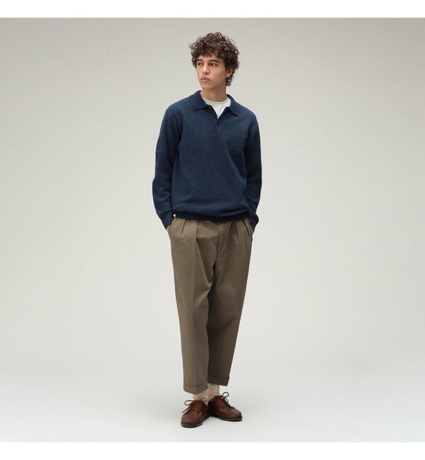 BEAMS PLUS「Knit Polo Nep 9G」|ポロシャツ|