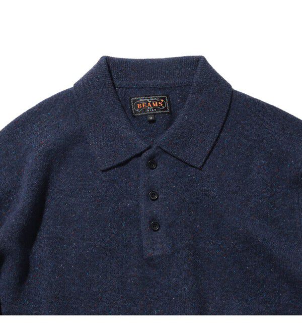 BEAMS PLUS「Knit Polo Nep 9G」|ポロシャツ|