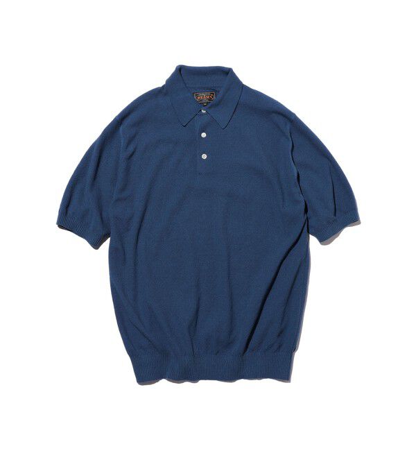 BEAMS PLUS「Pique Polo 14G」|ポロシャツ|NAVY