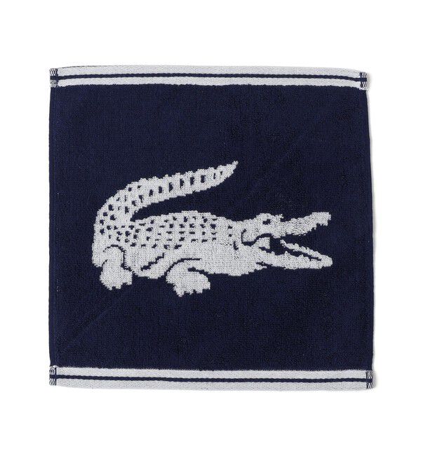 SHIPS any「LACOSTE: ワニロゴ ハンカチ タオル」|ハンカチ|ネイビー