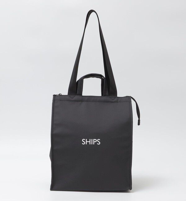 SHIPS「【WEB限定】ショッパー型 保冷ランチバッグ L」|エコバッグ|