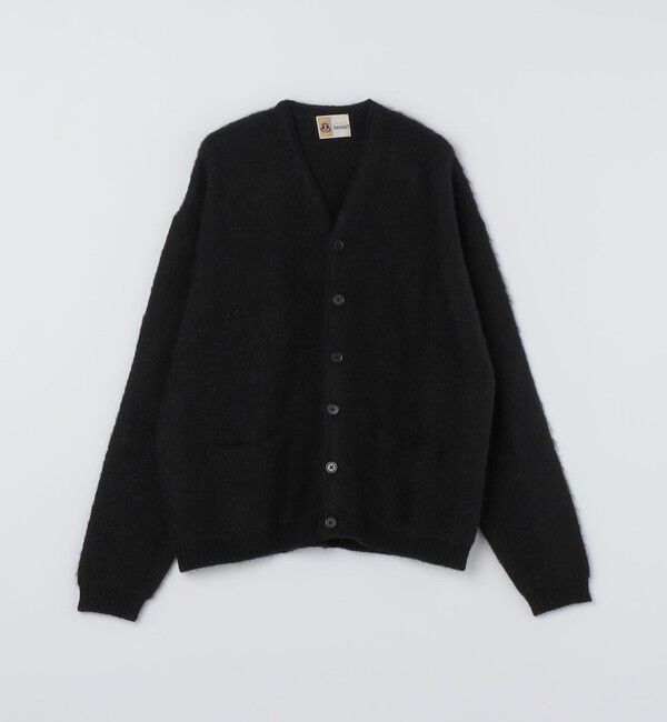 SHIPS「【City Ambient Products別注】TOWNCRAFT: MOHAIR SHAGGY CARDIGAN」|カーディガン|ブラック