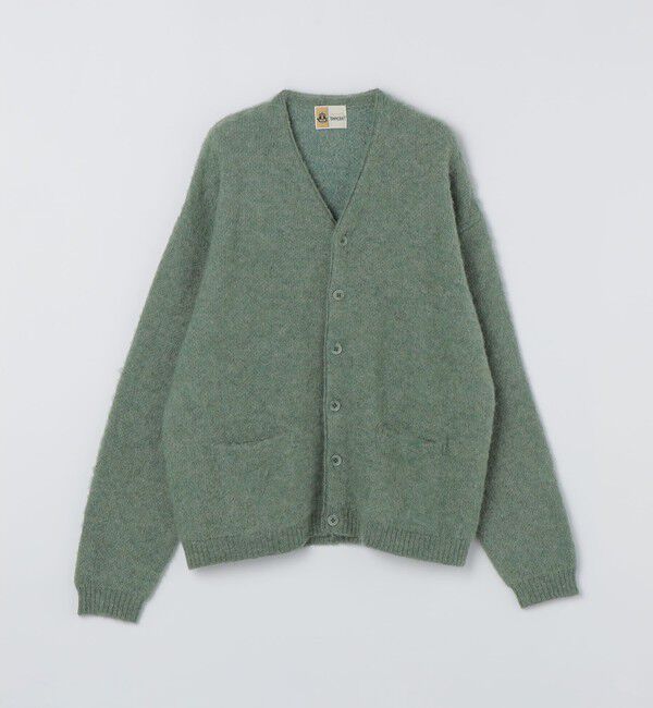 SHIPS「【City Ambient Products別注】TOWNCRAFT: MOHAIR SHAGGY CARDIGAN」|カーディガン|ライトオリーブ