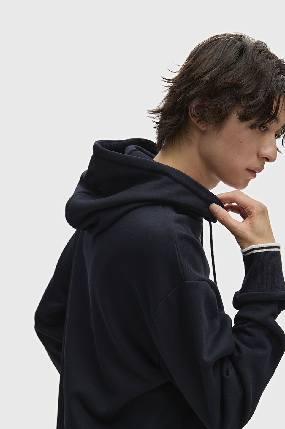 FRED PERRY 「FRED PERRY／Tipped Hooded Sweatshirt／ロゴフードスウェット」|スウェット・ジャージ|