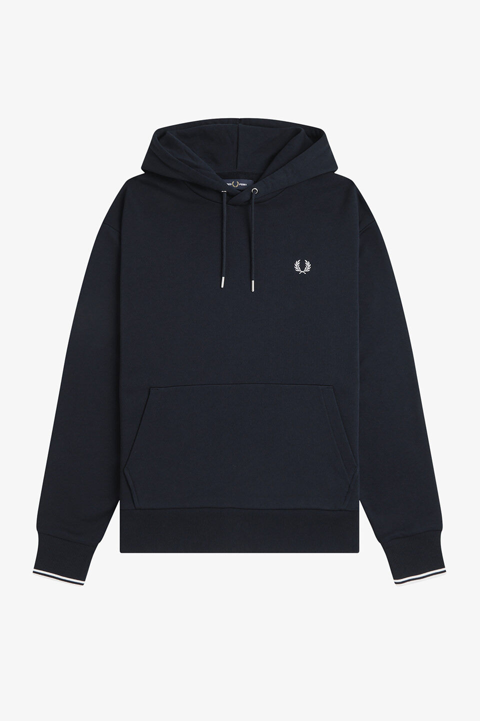 FRED PERRY 「FRED PERRY／Tipped Hooded Sweatshirt／ロゴフードスウェット」|スウェット・ジャージ|