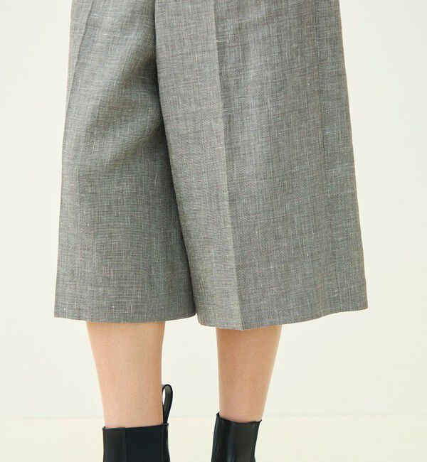 MACPHEE「ウールリネンシャークスキン ハーフパンツ」|その他|