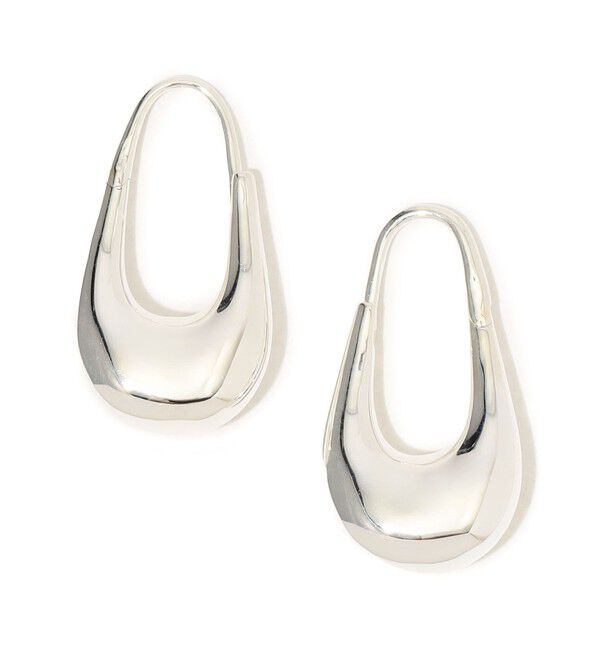TOMORROWLAND GOODS「Otiumberg. Roscida Silhouette D シルバーピアス」|ピアス|81 シルバー