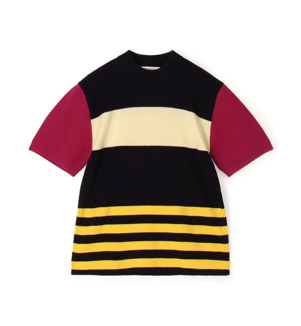 TOMORROWLAND BUYING WEAR「ZANKOV DUMAS ボーダー プルオーバーニット」|ニット・セーター|18 ブラック系