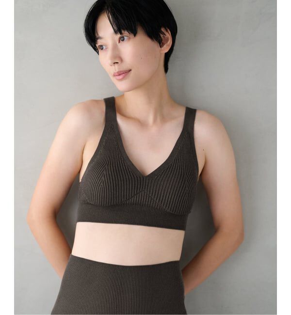 EMILYWEEK「≪予約≫シルク混 コットンリブ ブラトップ」|インナー|