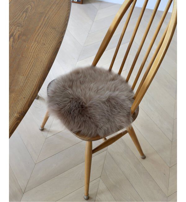 journal standard Furniture「《予約》SHEEPSKIN SEAT PAD　チェアパッド」|その他|ブラウン