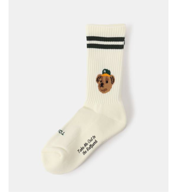 JOINT WORKS「ROSTER SOX / ロスターソックス TEAM BEAR」|ソックス|ホワイト