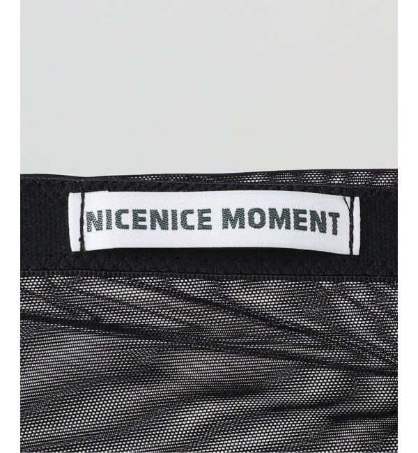 IENA LA BOUCLE「NICENICE MOMENT/ナイスナイスモーメント MESH TUBE トップ NNM03-2403-101」|インナー|