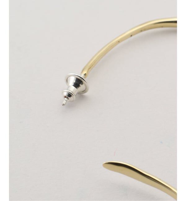 SLOBE IENA「FARIS/ファリス フープピアス 900SER-BR」|ピアス|