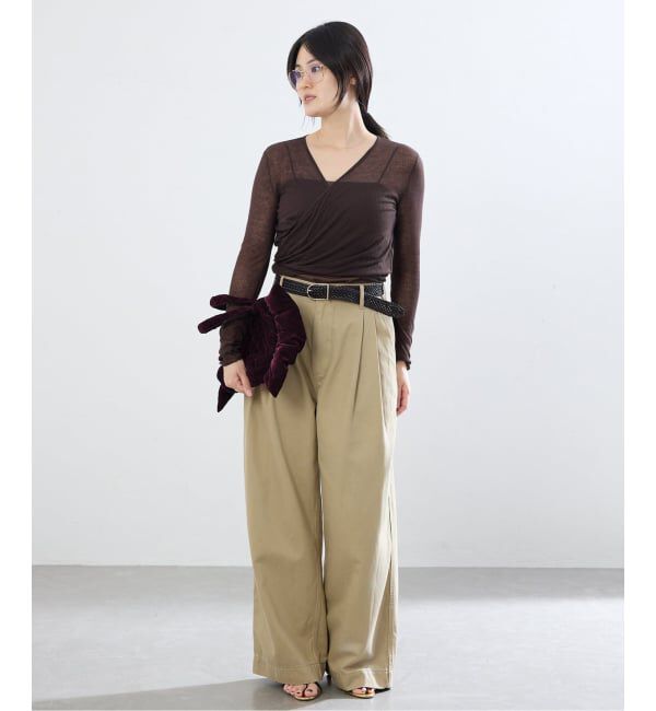 IENA「MALUS/マリュス Ruffle mini bag バッグ  MSG-025」|ハンドバッグ|