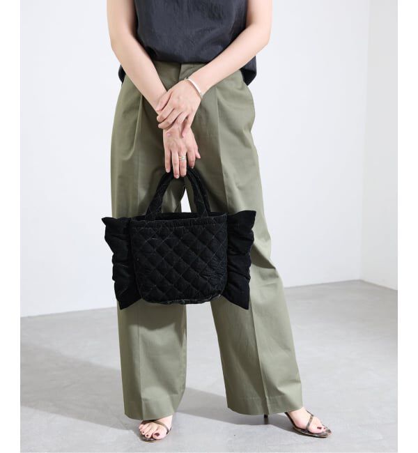 IENA「MALUS/マリュス Ruffle mini bag バッグ  MSG-025」|ハンドバッグ|