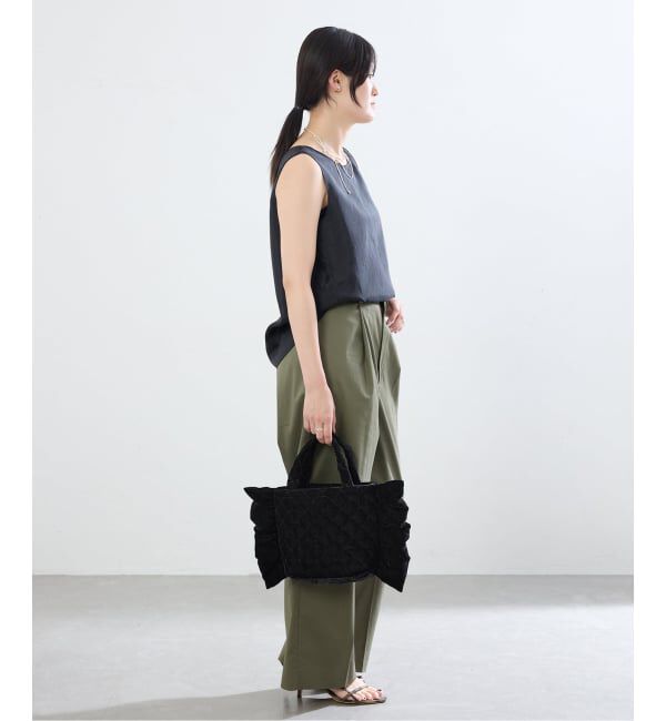 IENA「MALUS/マリュス Ruffle mini bag バッグ  MSG-025」|ハンドバッグ|