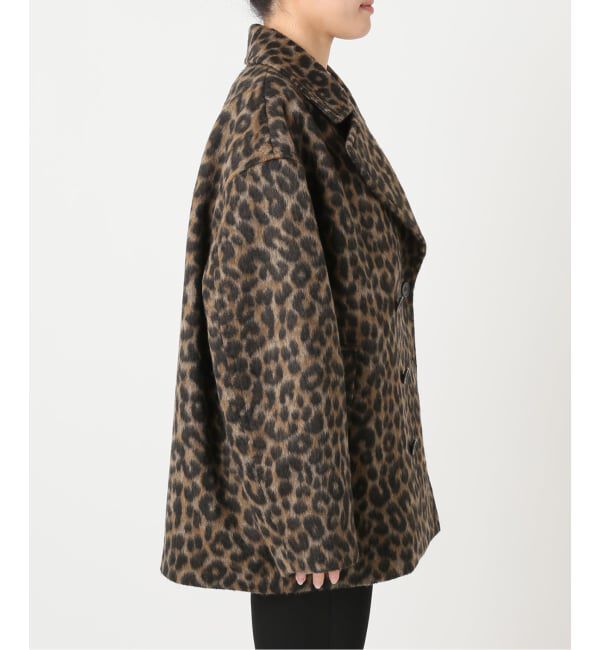 JOURNAL STANDARD「《予約》Bellandi レオパードピーコート」|ピーコート|