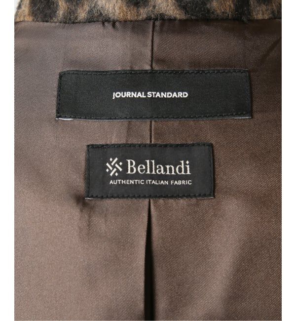 JOURNAL STANDARD「《予約》Bellandi レオパードピーコート」|ピーコート|