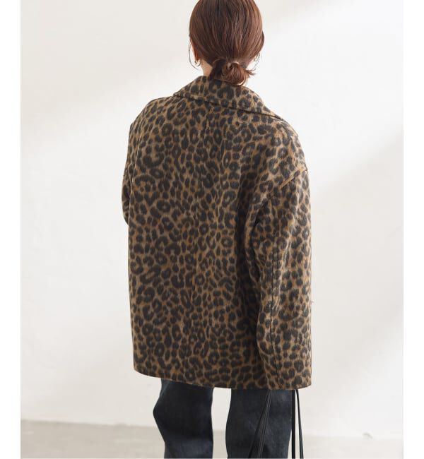 JOURNAL STANDARD「《予約》Bellandi レオパードピーコート」|ピーコート|
