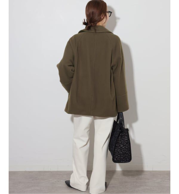 JOURNAL STANDARD relume「《予約》尾州ウールスーパー100スタンドPコート」|ピーコート|
