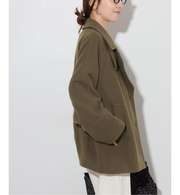 JOURNAL STANDARD relume「《予約》尾州ウールスーパー100スタンドPコート」|ピーコート|